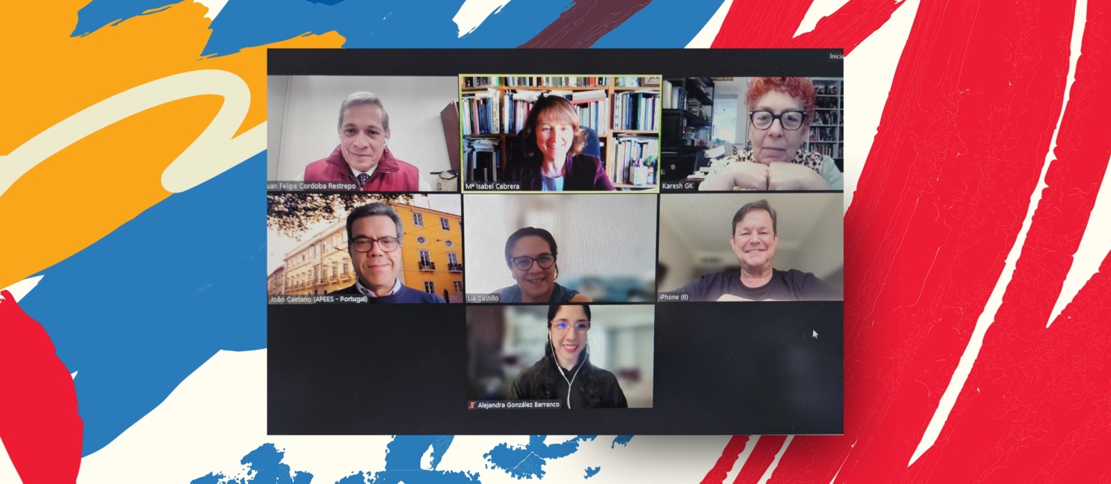 Primer reunión CIEUA. Representantes de redes editoriales de Iberoamérica.